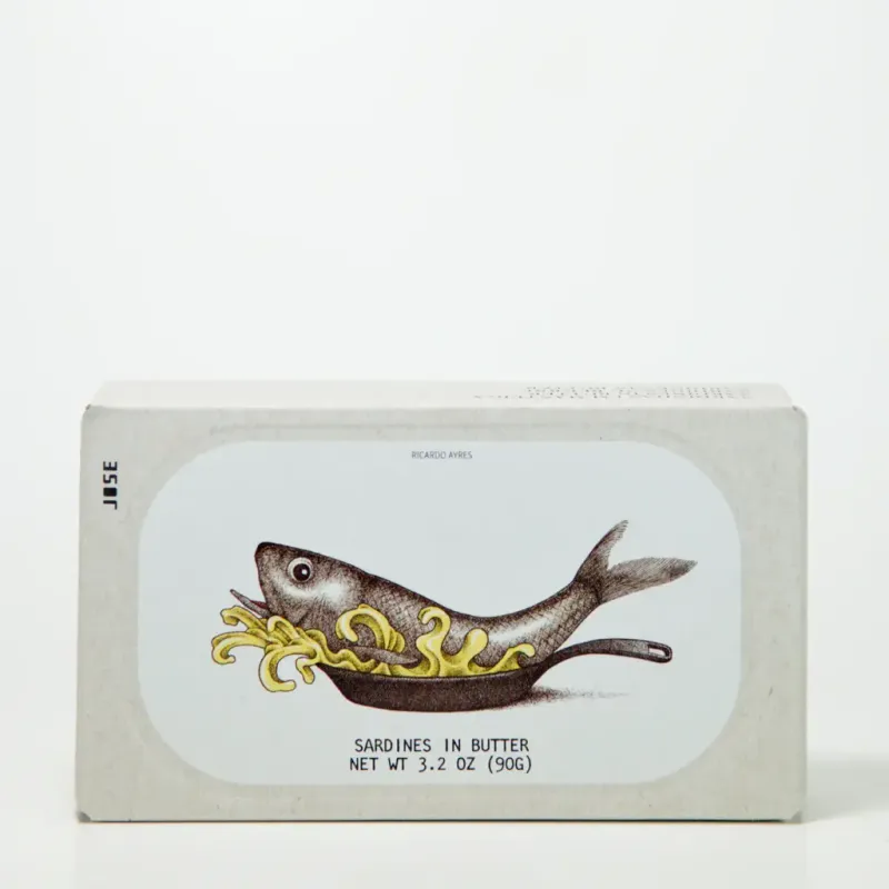 JOSE Gourmet sardines in Azorenboter – voorkant