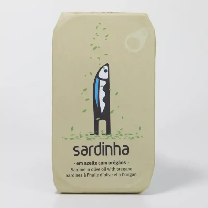Sardines in olijfolie met oregano