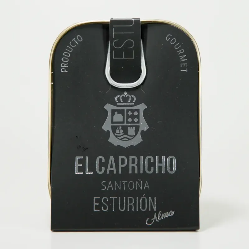 El Capricho steur in extra vierge olijfolie 110g – voorkant
