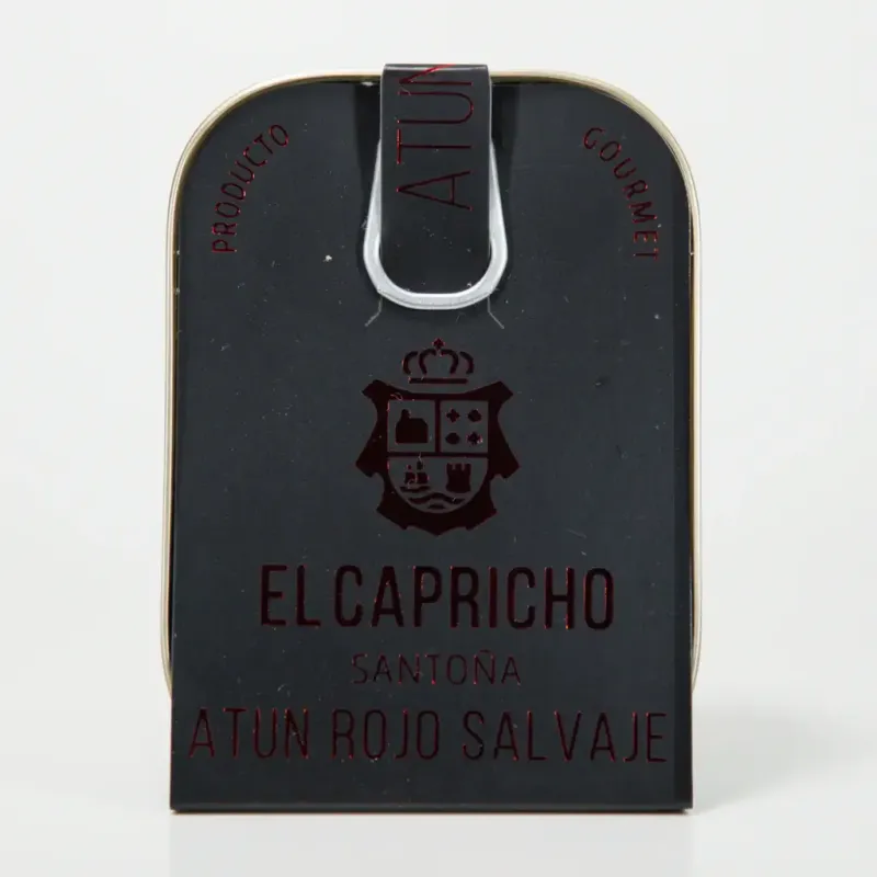 El Capricho wilde blauwvin tonijn in extra vierge olijfolie 110g – voorkant